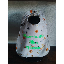 Mini bavoir Parrain fusé