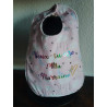 Mini bavoir Marraine rose nuage