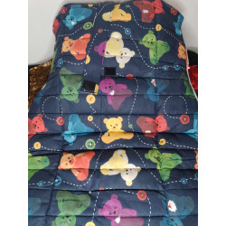 Matelas à langer bleu oursons