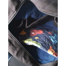 Sac à langer Oursons bleu