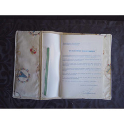 Protège carnet Thème ourson indien
