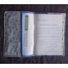 Protège carnet étoile bleu