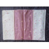 Protège carnet étoiles rose