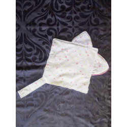 Doudou plat étoiles rose
