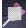 Doudou plat étoiles rose