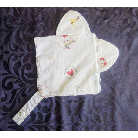 Doudou plat ourson indien