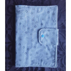 Pochette nomade étoiles bleu