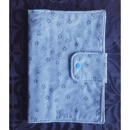 Pochette nomade étoiles bleu