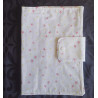 Pochette nomade étoiles rose