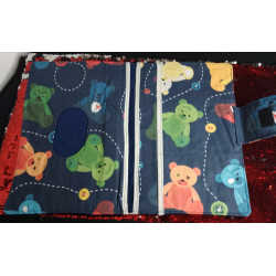 Pochette nomade oursons couleur