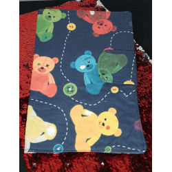 Pochette nomade oursons couleur