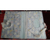 Pochette nomade nuages bleu