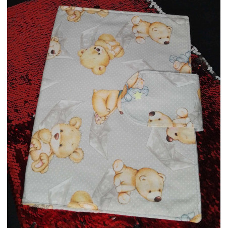 Pochette nomade oursons