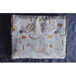 Tapis à langer pochette licorne