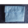 Tapis à langer pochette étoiles bleu