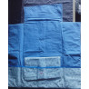Tapis à langer pochette étoiles bleu