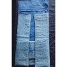 Tapis à langer pochette étoiles bleu