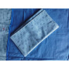 Tapis à langer pochette étoiles bleu