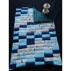 Couverture Patchwork bébé Espace