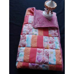 Couverture Patchwork bébé lapin gourmand