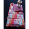 Couverture Patchwork bébé lapin gourmand