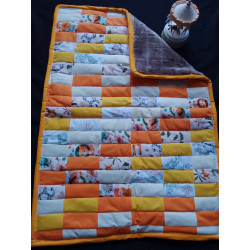 Couverture Patchwork bébé Savane