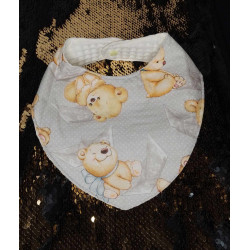 Bavoir bandana ourson