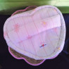Trousse toilette ou maquillage forme cœur 1