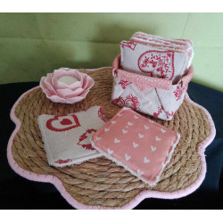 Panières avec lingettes lavable 2