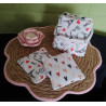 Panières avec lingettes lavable 3