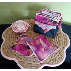 Panières avec lingettes lavable 4