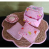 Panières avec lingettes lavable 6