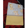 Protège carnet Ourson velours