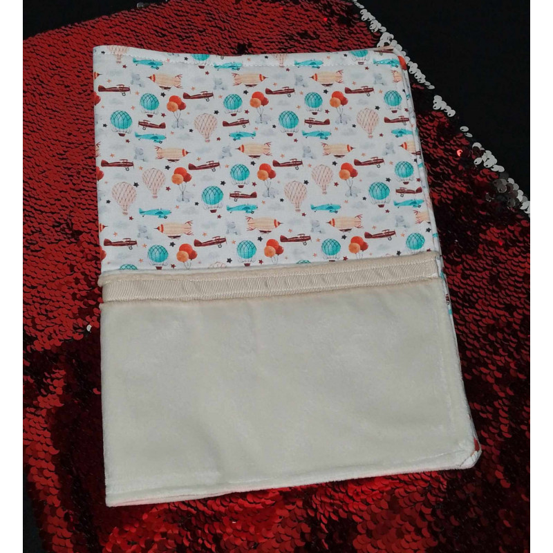 Protége carnet petits avions Protége carnet petits avions