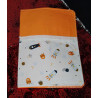 Protège carnet fusé orange