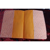 Protège carnet fusé orange