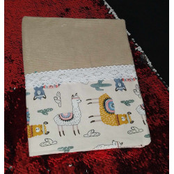 Protège carnet lama