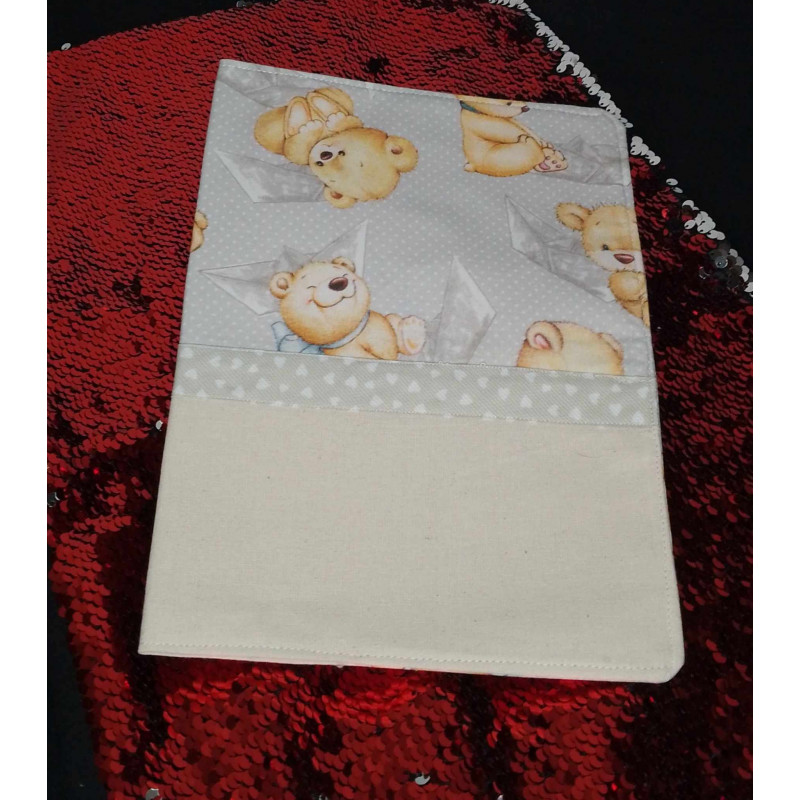 Protège carnet oursons Protège carnet oursons