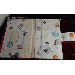 Protège carnet espace
