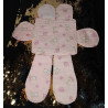 Doudou oursons et lapin rose