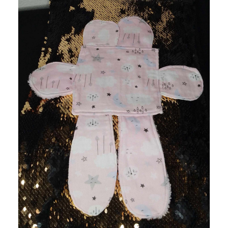 Doudou rose nuage