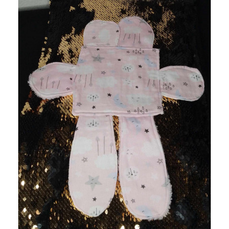 Doudou rose nuage
