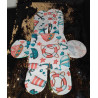 Doudou motif marin