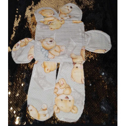 Doudou motif oursons